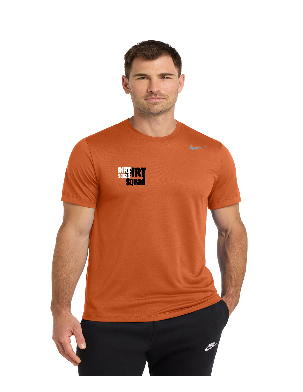 Desert orange Dirt Squad Nike Team rLegend performance T-shirt